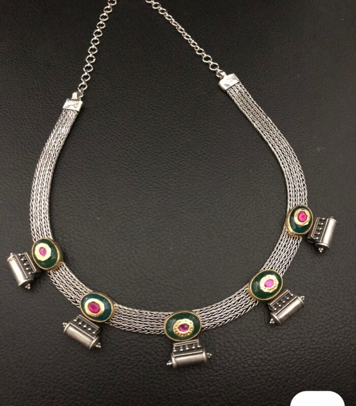 Ikon Necklace, Sterling Silver